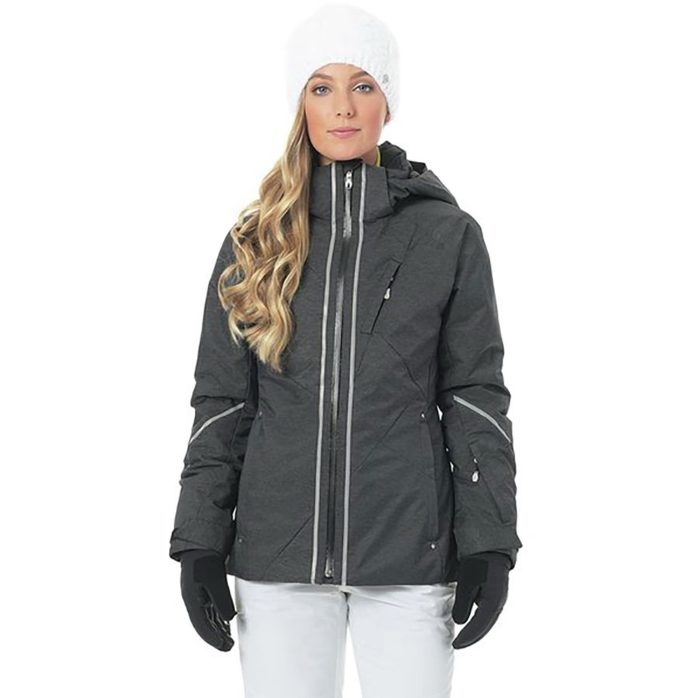 Spyder Women's Dark Gray Ski Jacket